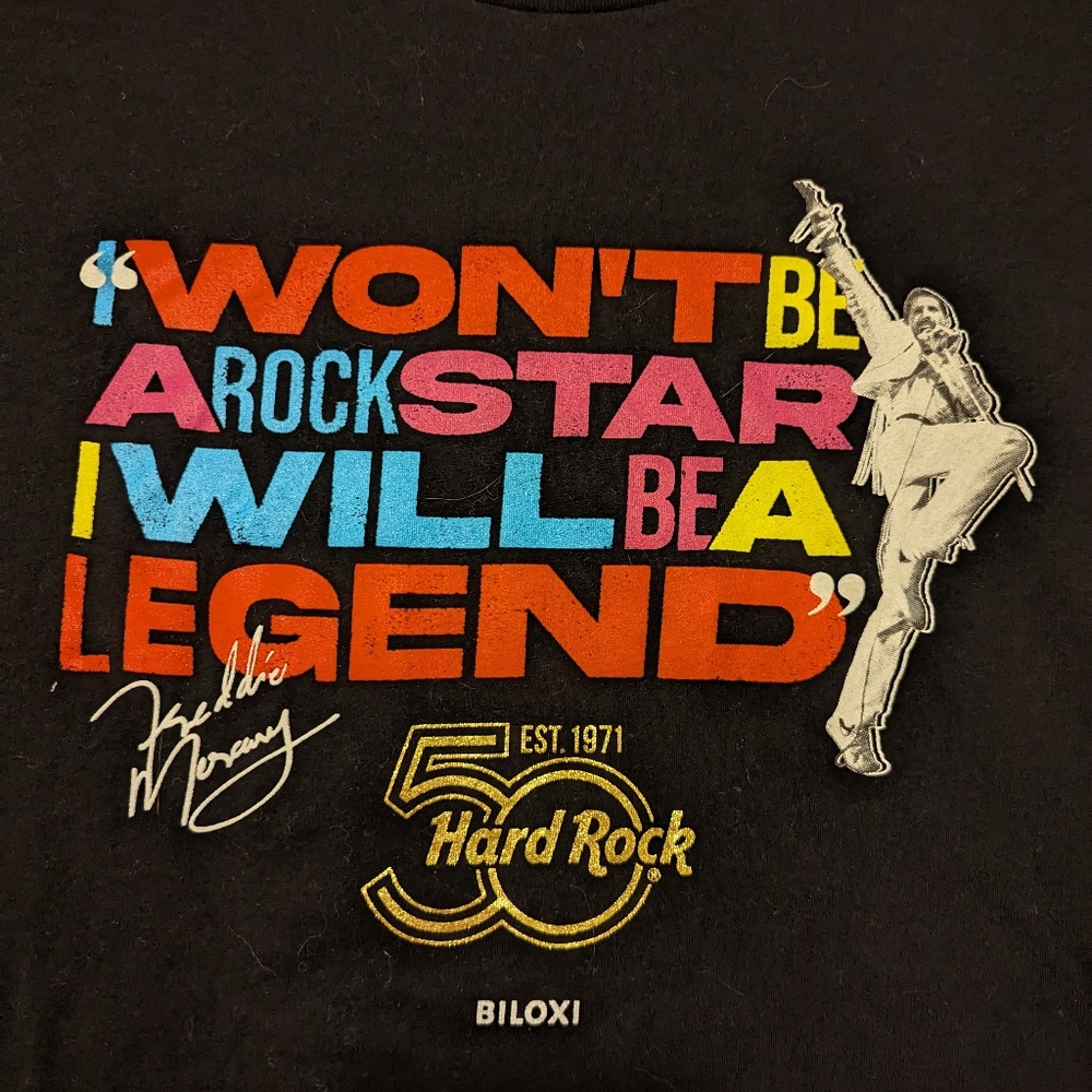 Hard Rock Freddie Mercury large tshirt